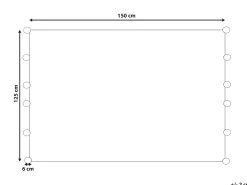 Cheap Beliani Viltti Puuvilla Harmaa 125 X 150 Cm Yasam