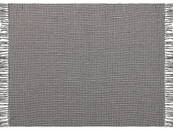 Best Sale Beliani Viltti Puuvilla Musta/Valkoinen 125 X 150 Cm Damek