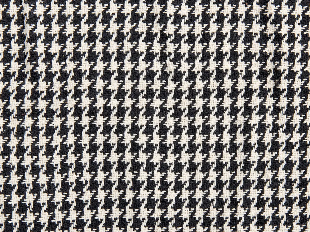 Best Sale Beliani Viltti Puuvilla Musta/Valkoinen 125 X 150 Cm Damek