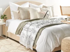 Tekstiilit<Beliani Viltti 130X150 Cm Vaaleanharmaa Yamalak