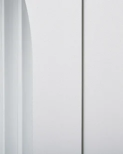 Flash Sale Beliani Vitriinikaappi Teras 2 Ovea 2 Hyllya Valkoinen Sarre