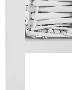 Best Sale Beliani Yopoyta 2 Koria Laatikko Valkoinen/Beige Flowella