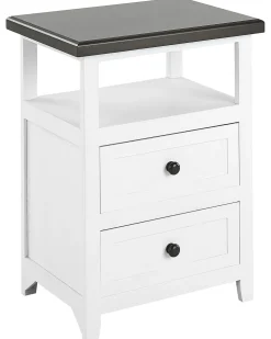 Hot Beliani Yopoyta 2 Laatikkoa Hylly Valkoinen/Ruskea Layola