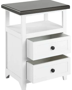 Hot Beliani Yopoyta 2 Laatikkoa Hylly Valkoinen/Ruskea Layola