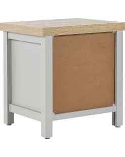 Flash Sale Beliani Yopoyta 2 Laatikkoa Vaaleanharmaa/Vaalea Puu Clio