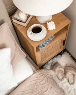 Hot Beliani Yopoyta Kaappi Hylly Vaalea Puu Pasco