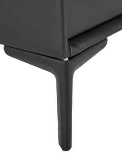 Säilytys<Beliani Yopoyta Keinonahka 2 Laatikkoa Musta Sezanne