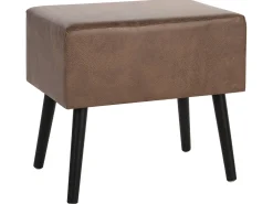 Cheap Beliani Yopoyta Keinonahka Laatikko Ruskea Eurostar