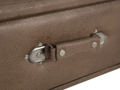 Cheap Beliani Yopoyta Keinonahka Laatikko Ruskea Eurostar