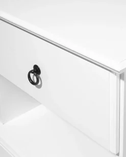 Pöydät<Beliani Yopoyta Laatikko Hylly Valkoinen Gilbert