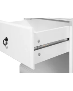 Pöydät<Beliani Yopoyta Laatikko Hylly Valkoinen Gilbert