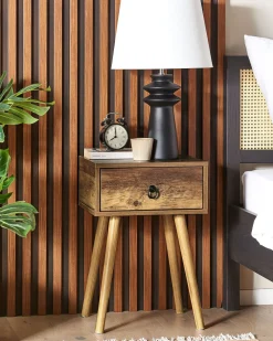 Säilytys<Beliani Yopoyta Laatikko Tumma Puu Batley