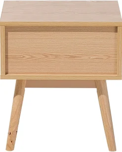 Outlet Beliani Yopoyta Laatikko Vaalea Puu/Harmaa Arvada