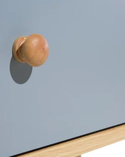 Outlet Beliani Yopoyta Laatikko Vaalea Puu/Harmaa Arvada