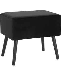 Säilytys<Beliani Yopoyta Sametti Laatikko Musta Eurostar