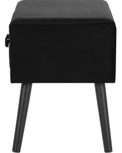 Säilytys<Beliani Yopoyta Sametti Laatikko Musta Eurostar