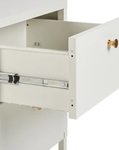 Säilytys<Beliani Yopoyta Teras 2 Laatikkoa Valkoinen Kylea