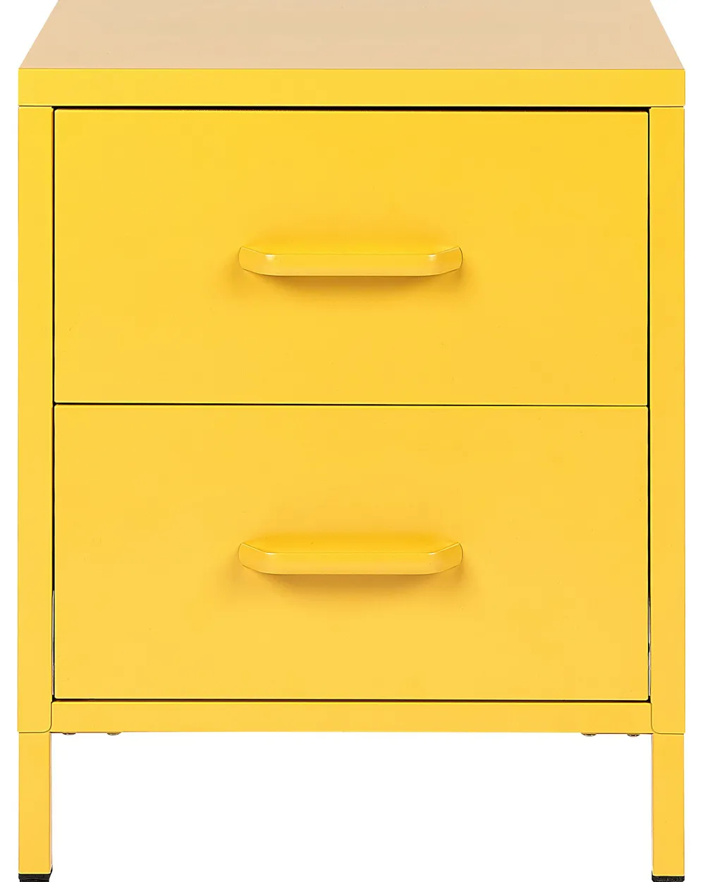 Store Beliani Yopoyta Teras 2 Laatikkoa Keltainen Malavi