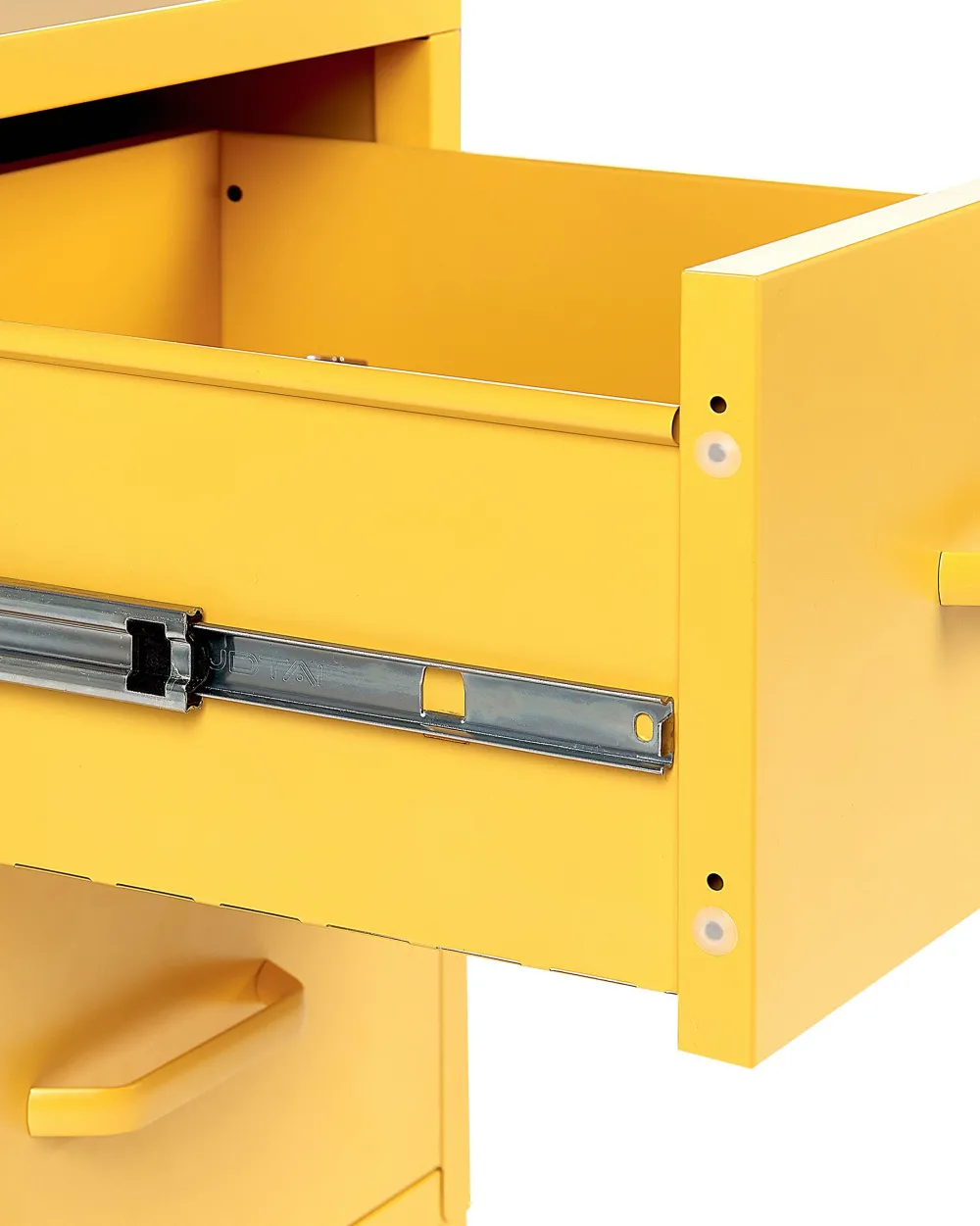 Store Beliani Yopoyta Teras 2 Laatikkoa Keltainen Malavi