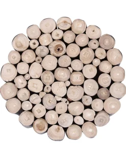 Säilytys<Beliani Yopoyta Tiikki Musta/Vaalea Puu Altata