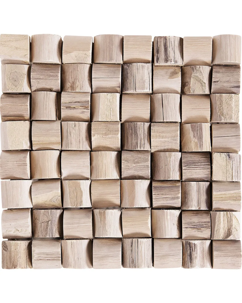 Pöydät<Beliani Yopoyta Tiikki Vaalea Puu Cajeme