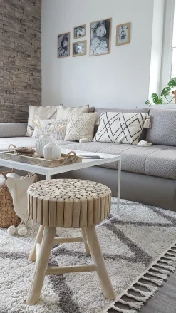 Säilytys<Beliani Yopoyta Tiikki Vaalea Puu Nampa